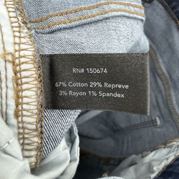 Boston Proper Jeans Women 4 Blue Medium Wash Flare High Rise Denim Stretch - Picture 14 of 15